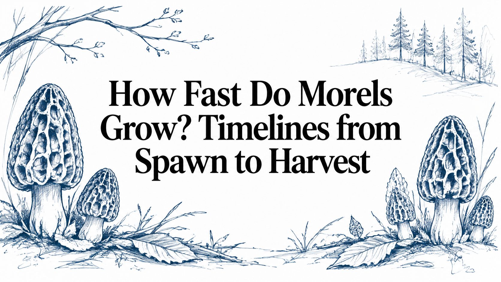 How Fast Do Morels Grow? Timelines from Spawn to Harvest