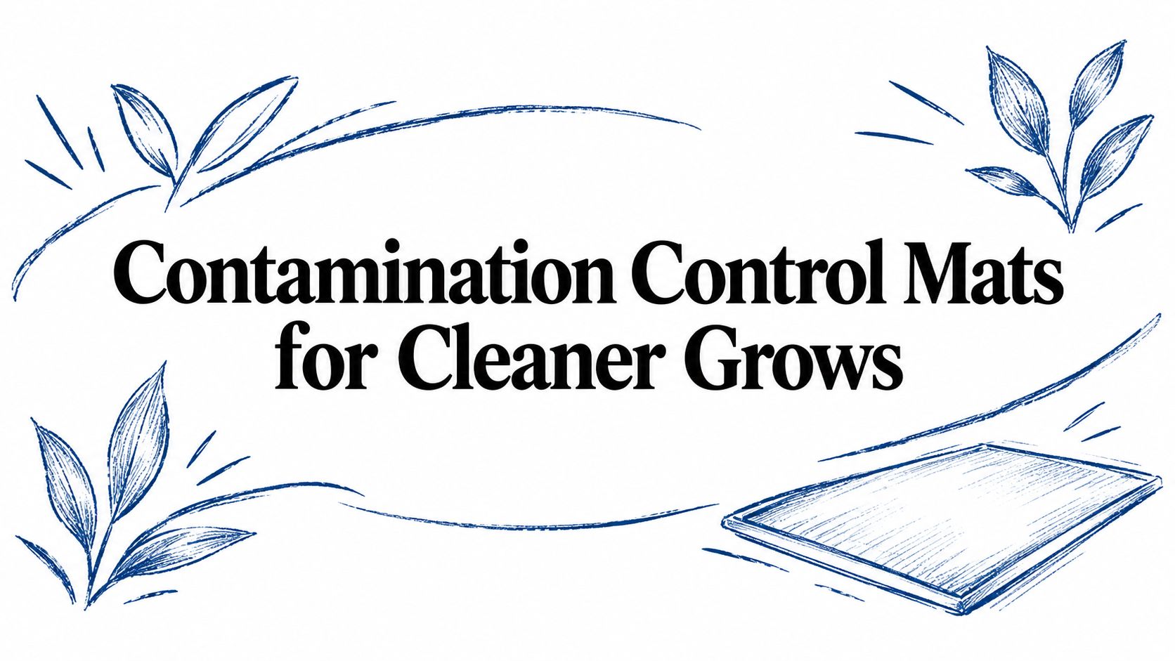 Contamination Control Mats for Cleaner Grows
