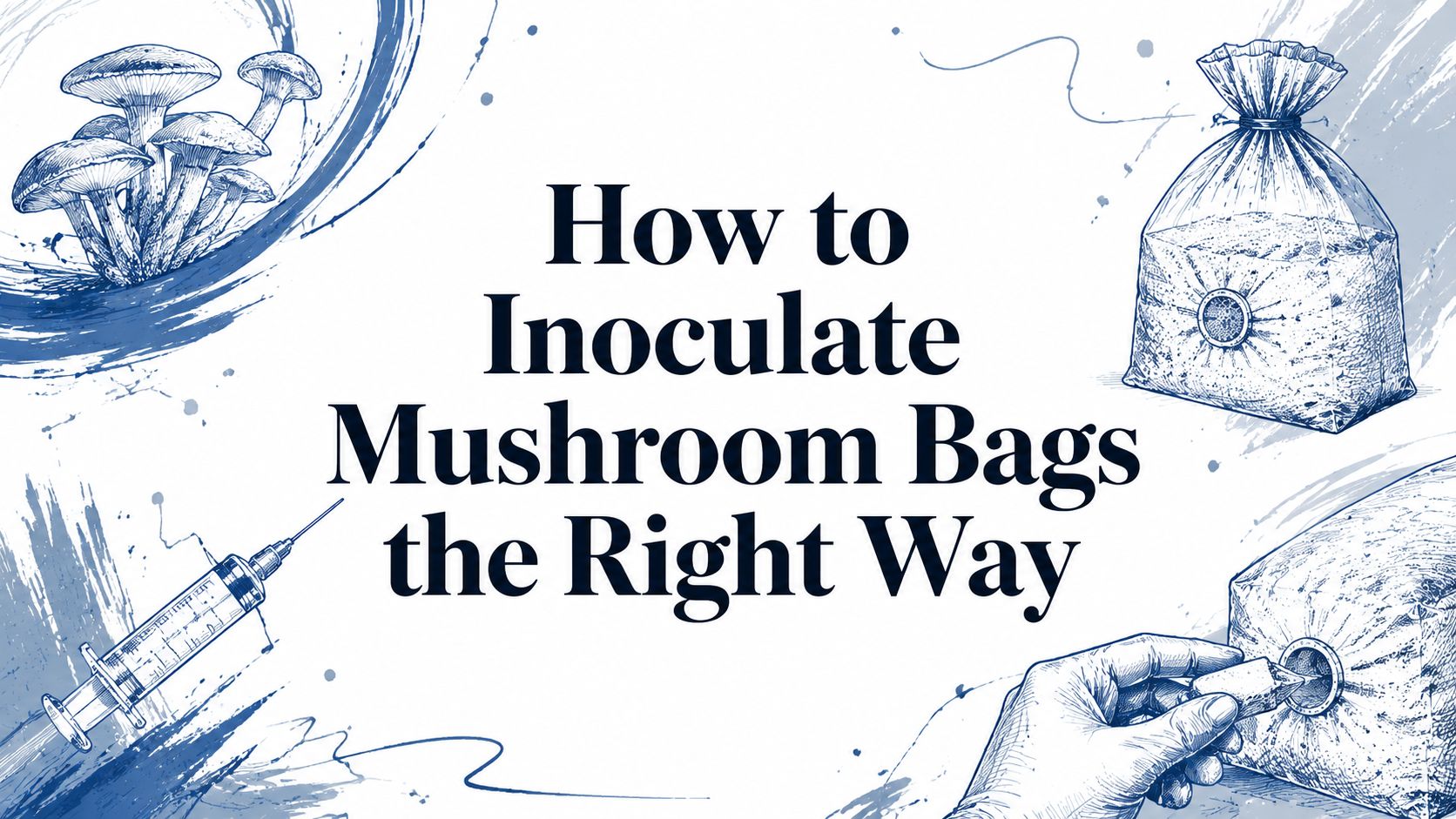 How to Inoculate Mushroom Bags the Right Way