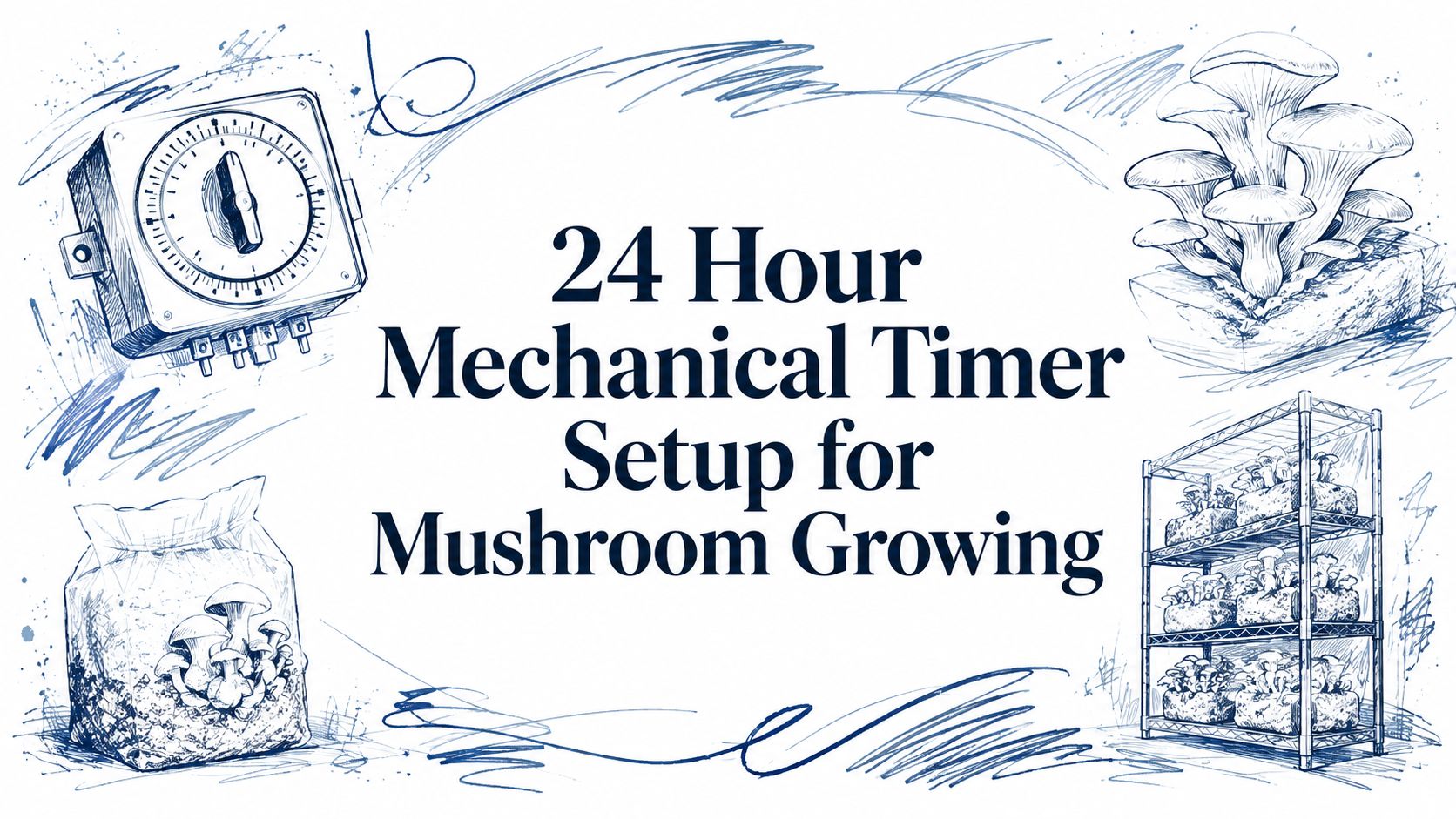 24 Hour Mechanical Timer Setup for Mushroom Growing