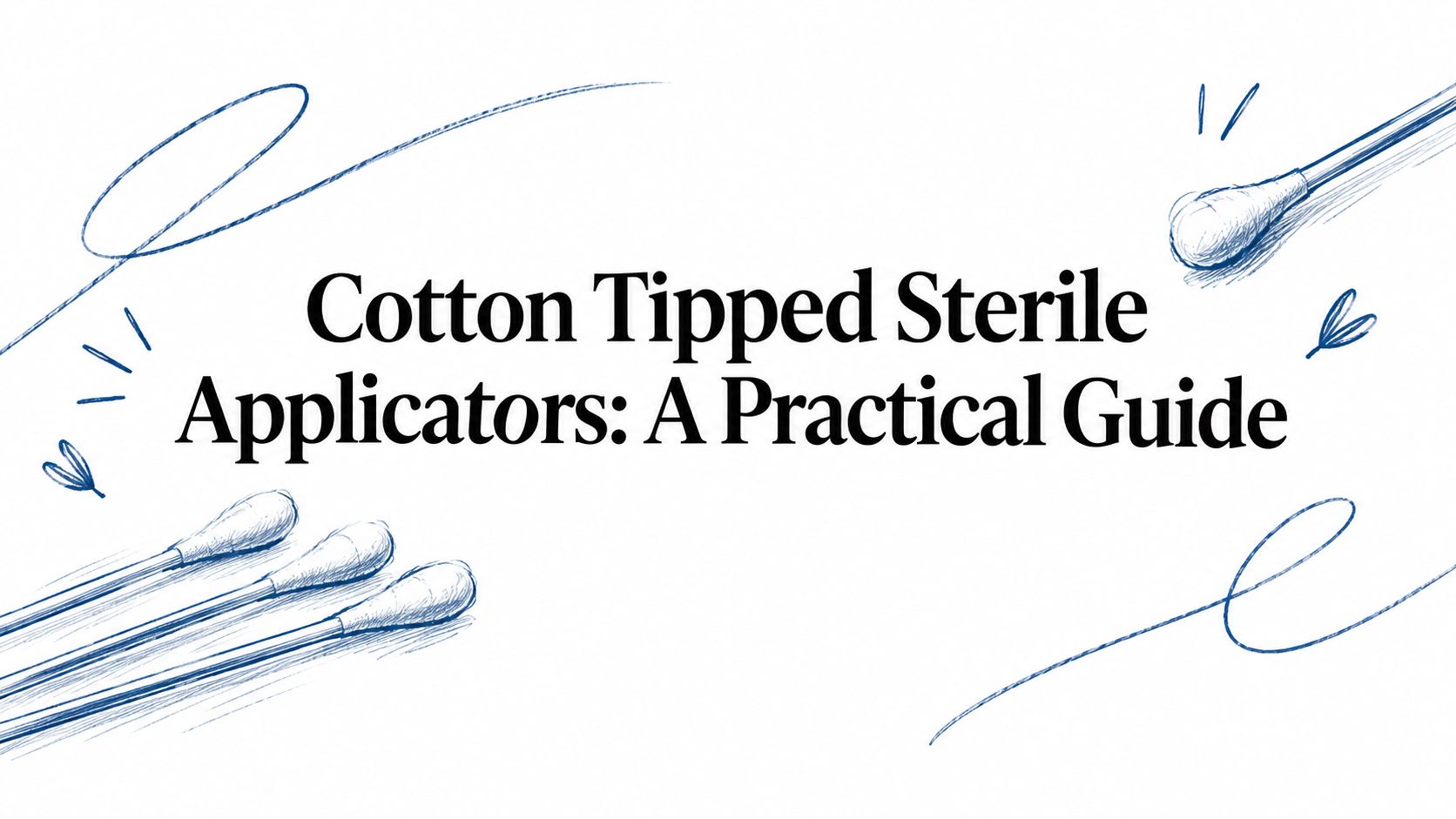 Cotton Tipped Sterile Applicators: A Practical Guide