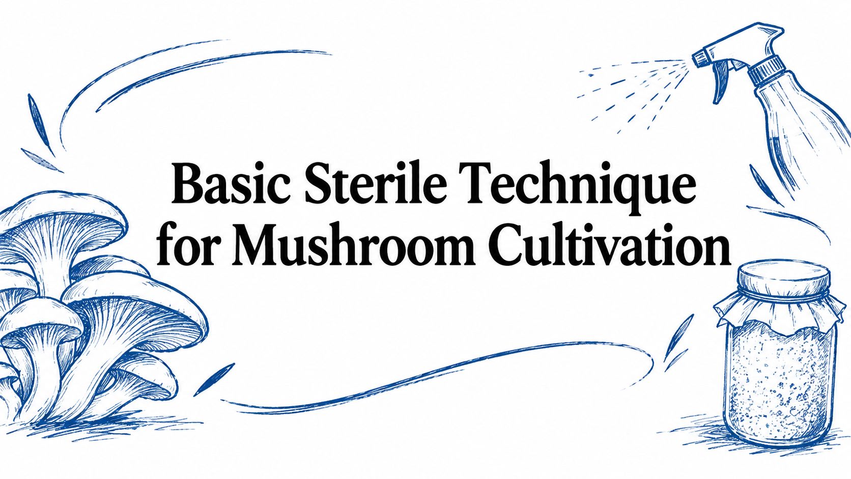 Basic Sterile Technique for Mushroom Cultivation