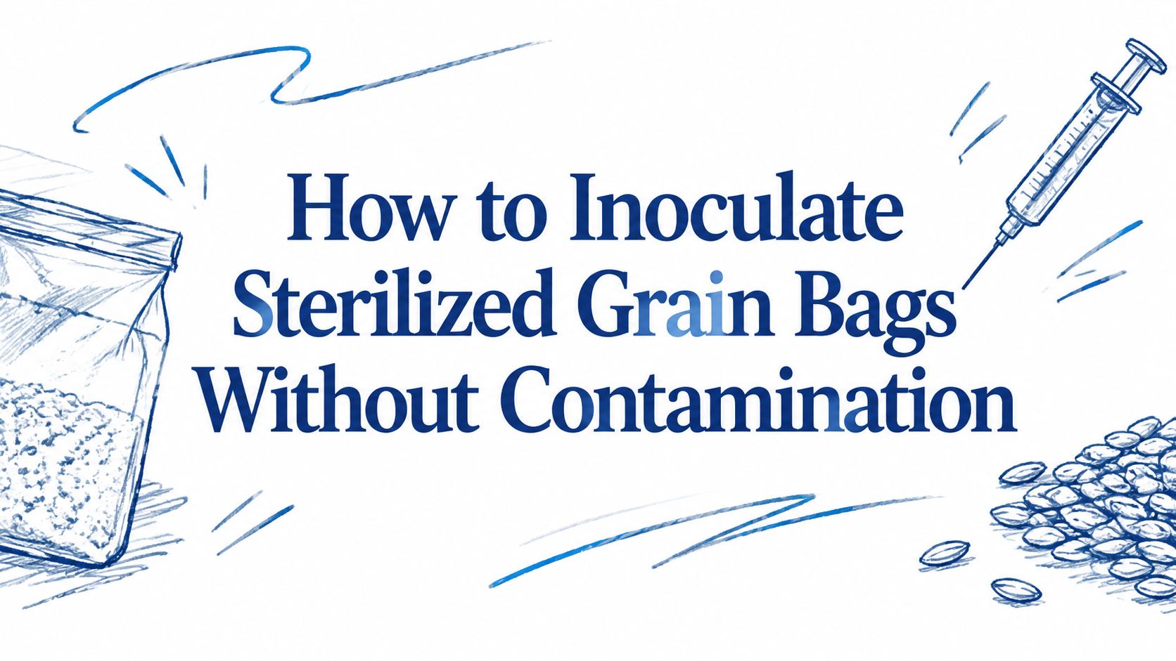 How to Inoculate Sterilized Grain Bags Without Contamination