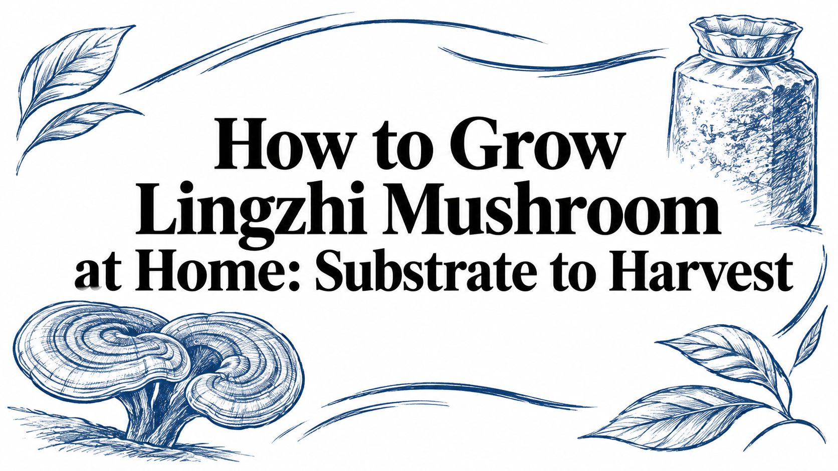 How to Grow Lingzhi Mushroom at Home: Substrate to Harvest