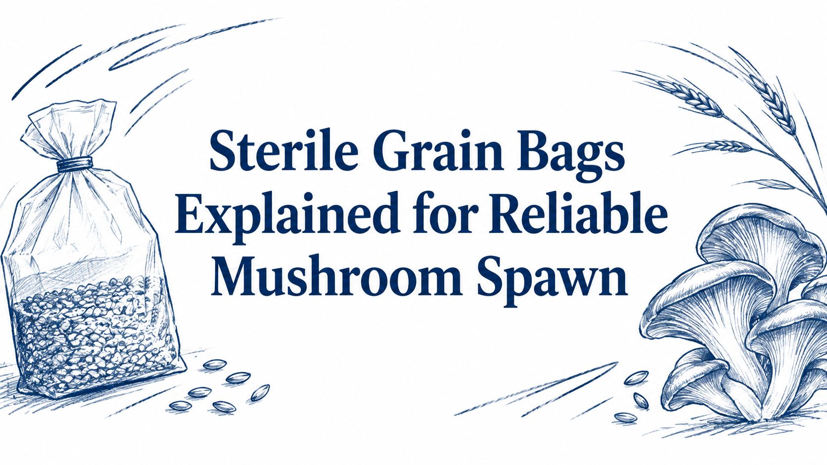 Sterile Grain Bags Explained for Reliable Mushroom Spawn