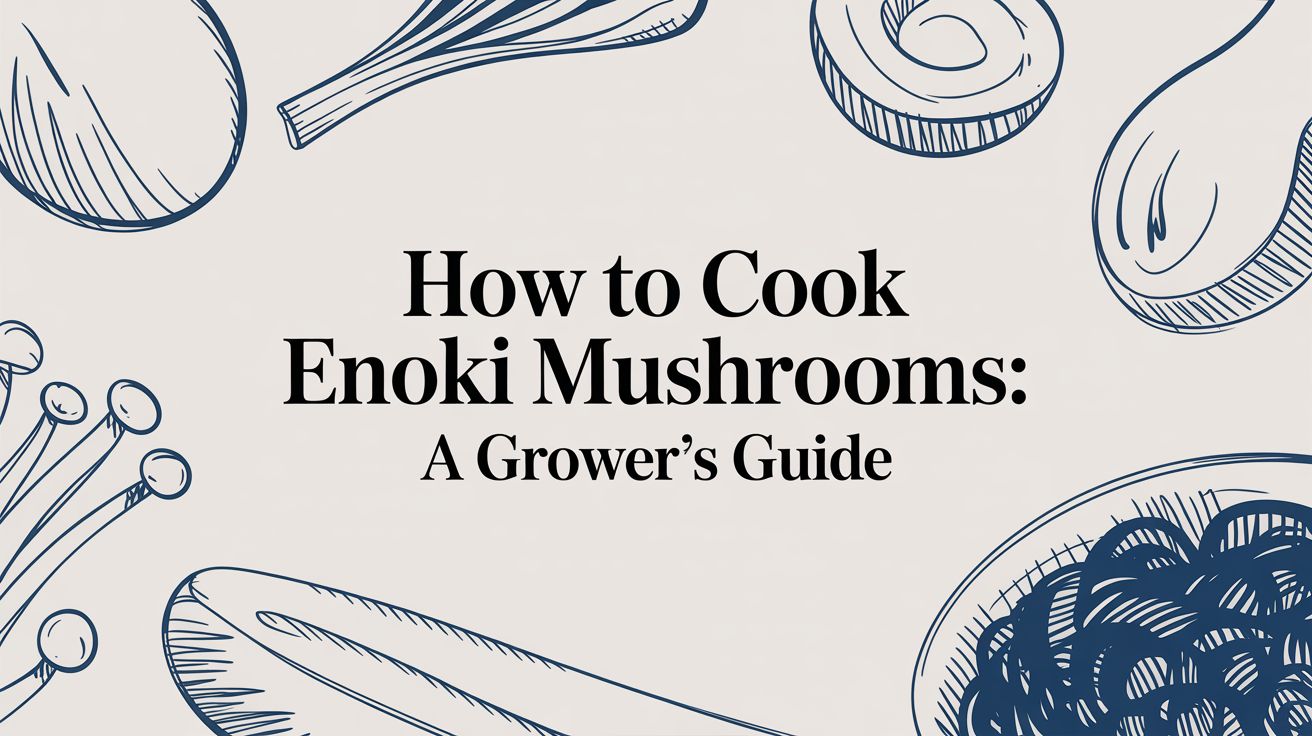 How to Cook Enoki Mushrooms: A Grower's Guide