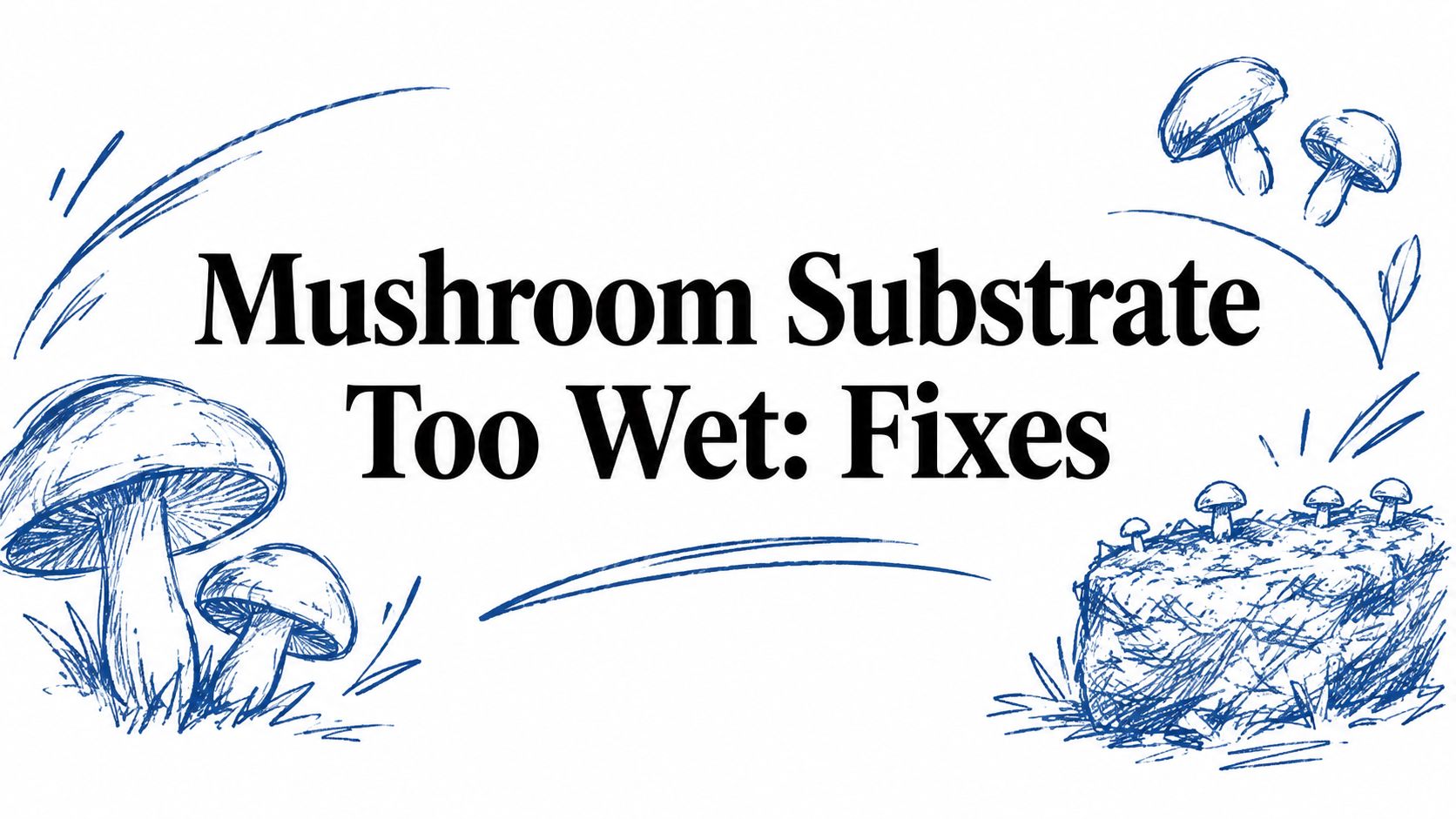 Mushroom Substrate Too Wet: Fixes