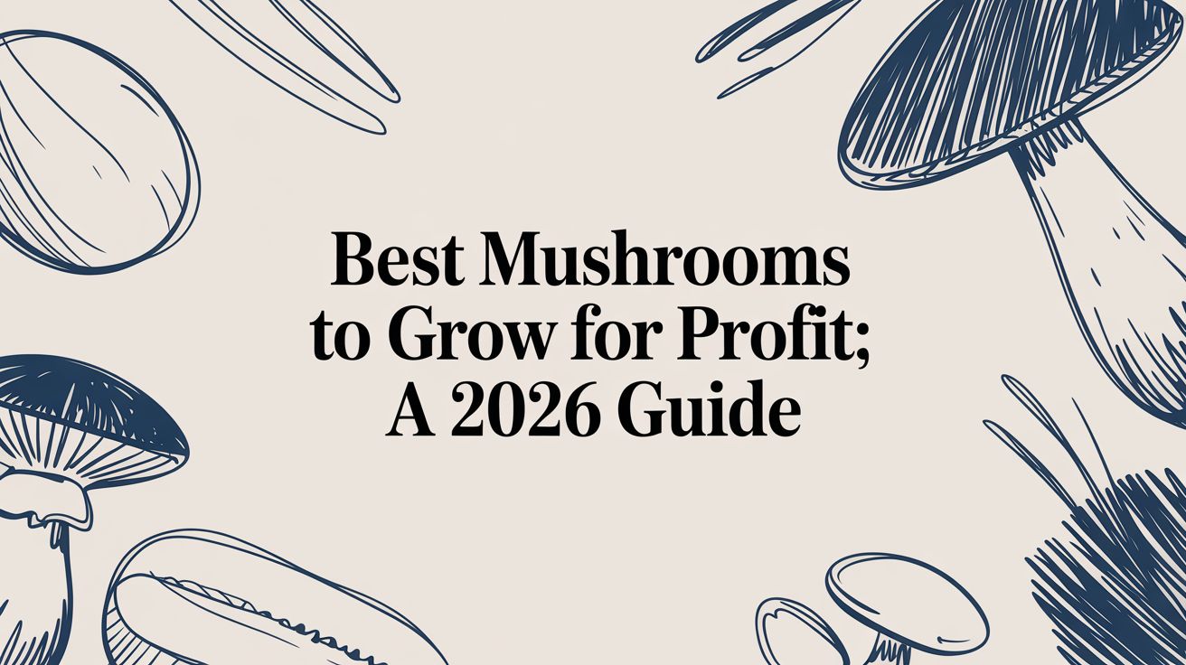 Best Mushrooms to Grow for Profit: A 2026 Guide