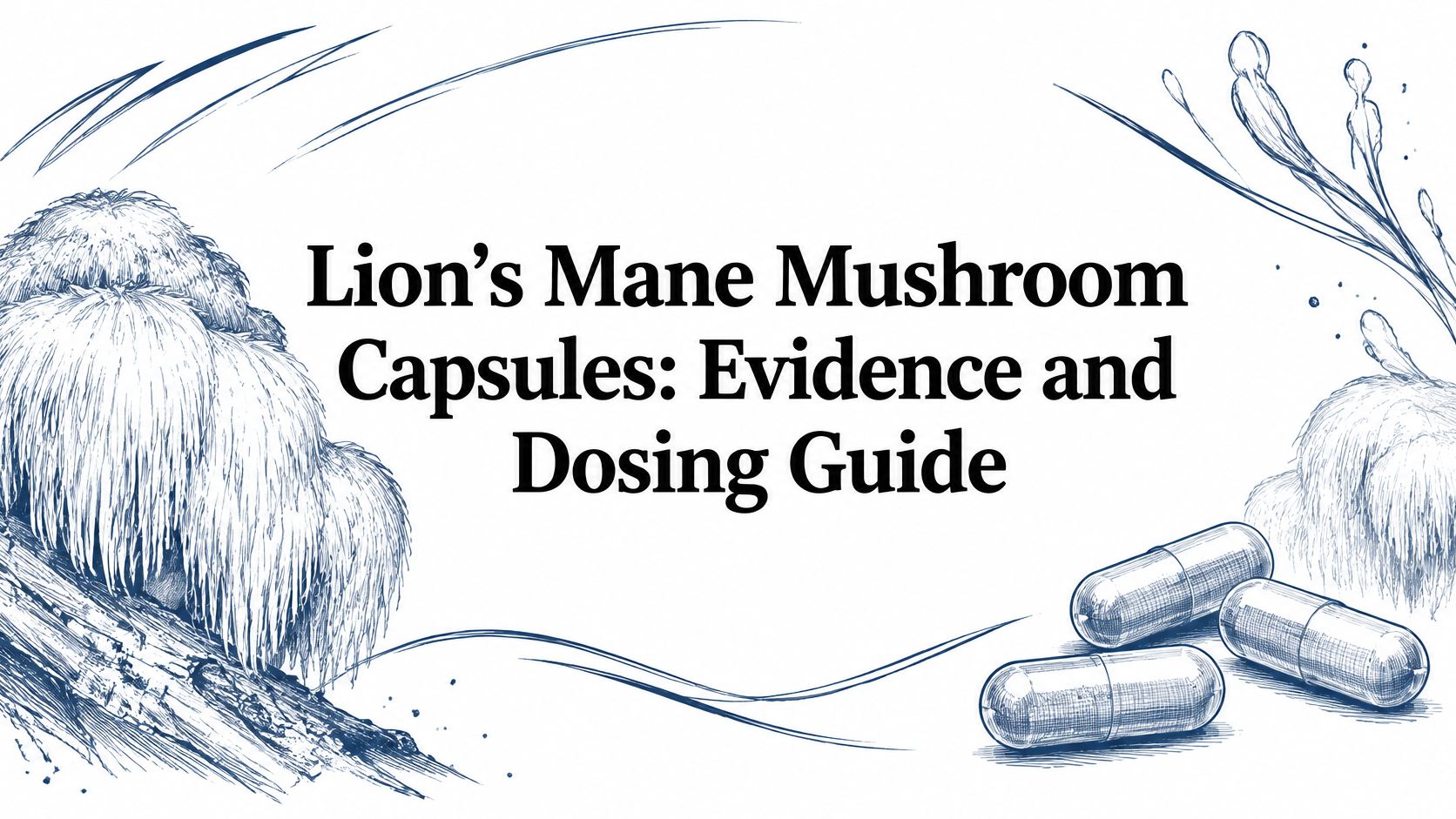Lion's Mane Mushroom Capsules: Evidence and Dosing Guide