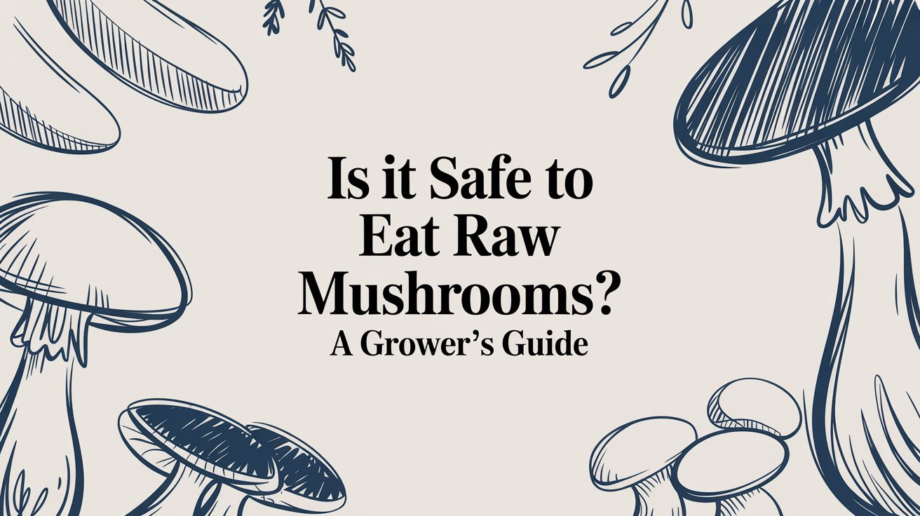 Is It Safe to Eat Raw Mushrooms? A Grower's Guide