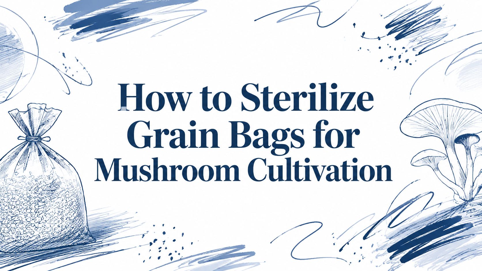 How to Sterilize Grain Bags for Mushroom Cultivation