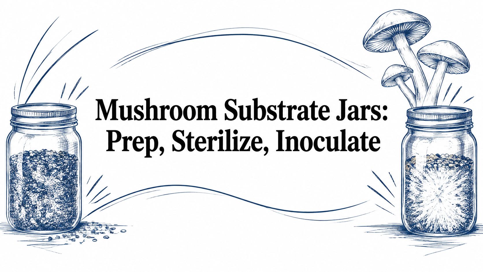 Mushroom Substrate Jars: Prep, Sterilize, Inoculate