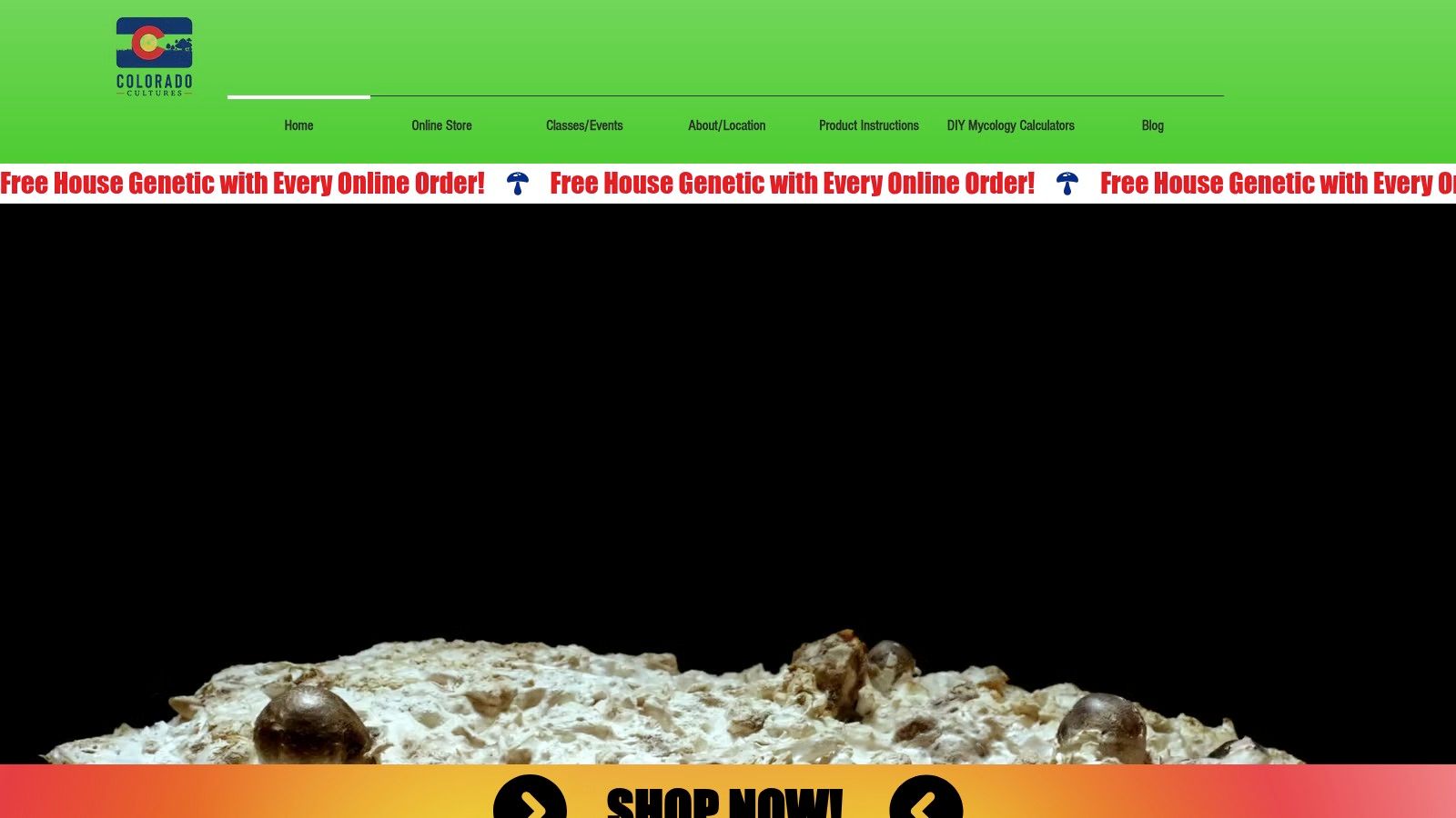 Screenshot from https://www.coloradoculturesllc.com