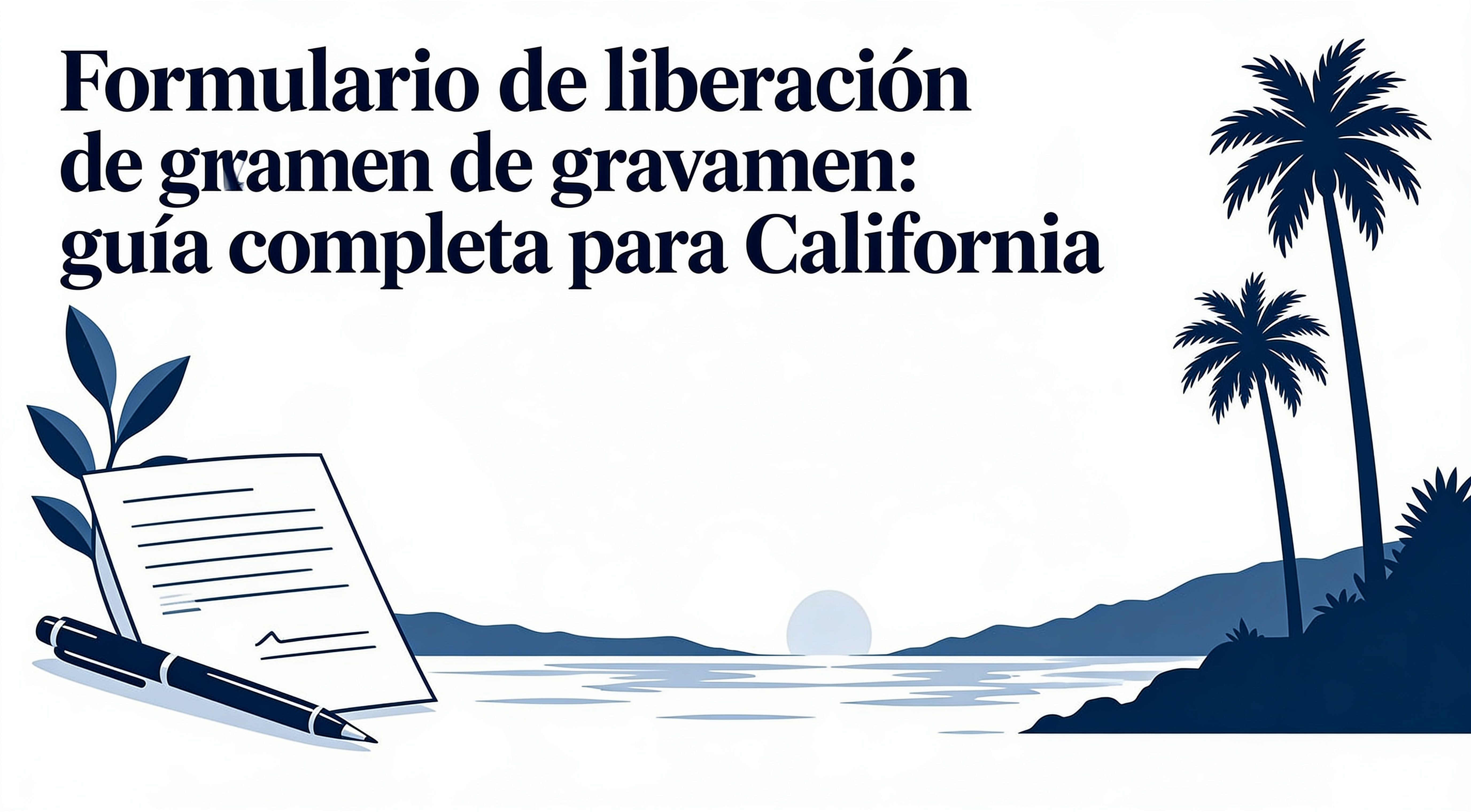 Lien release form ca guía completa para California