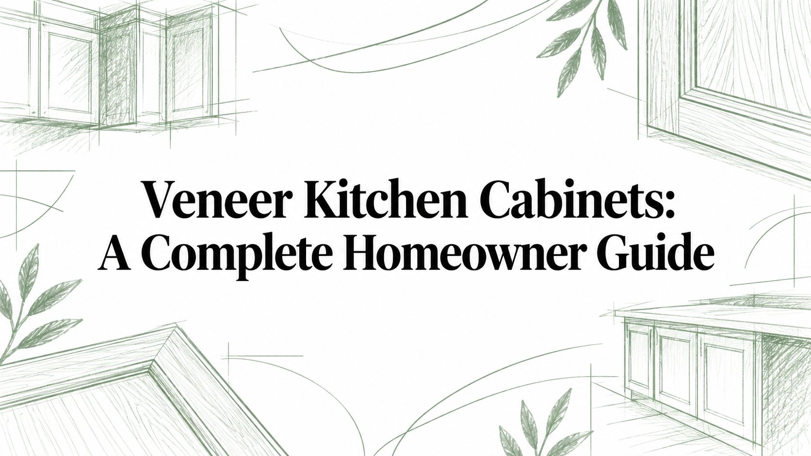 Veneer Kitchen Cabinets: A Complete Homeowner Guide