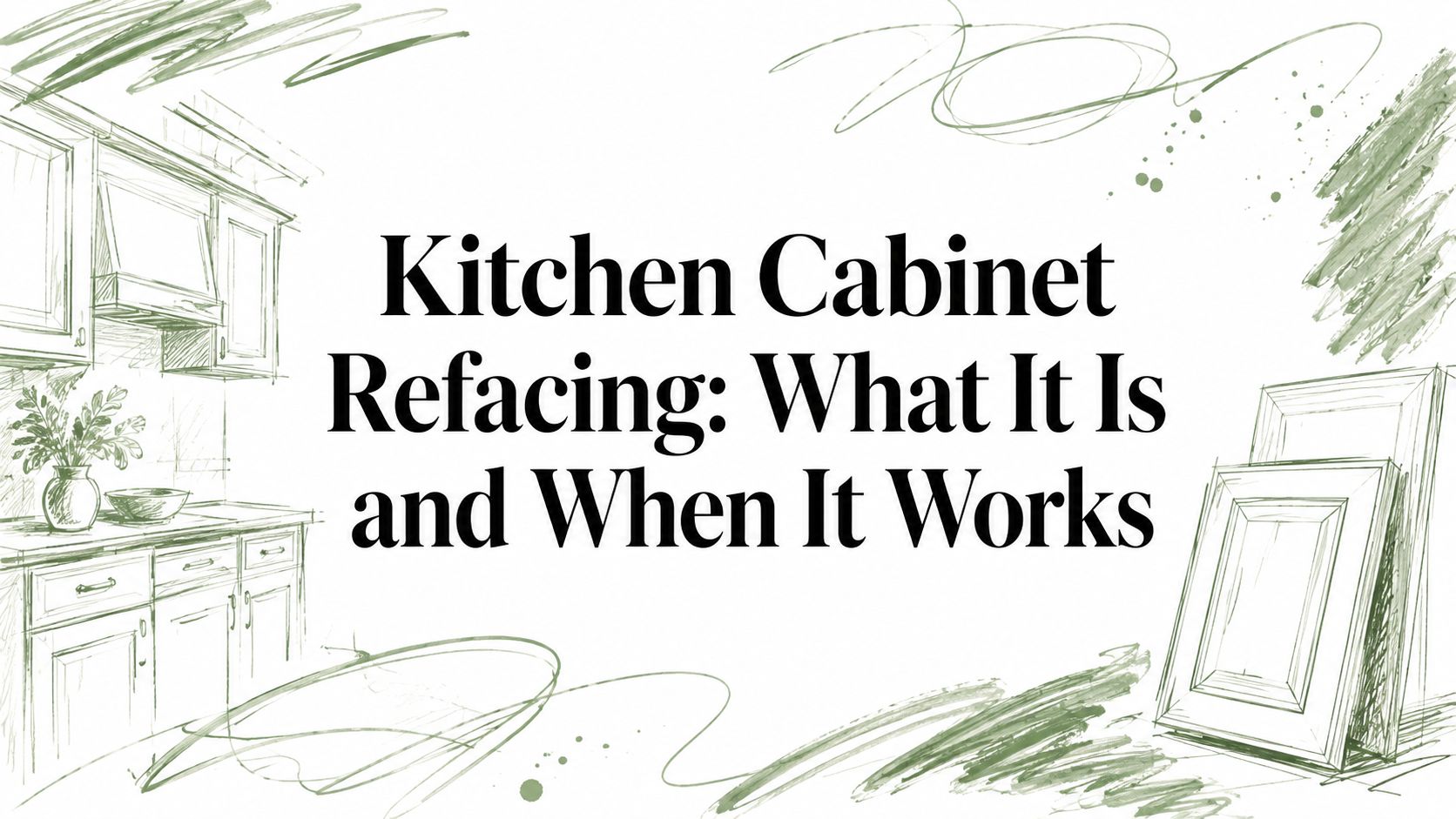 Kitchen Cabinet Refacing: What It Is and When It Works