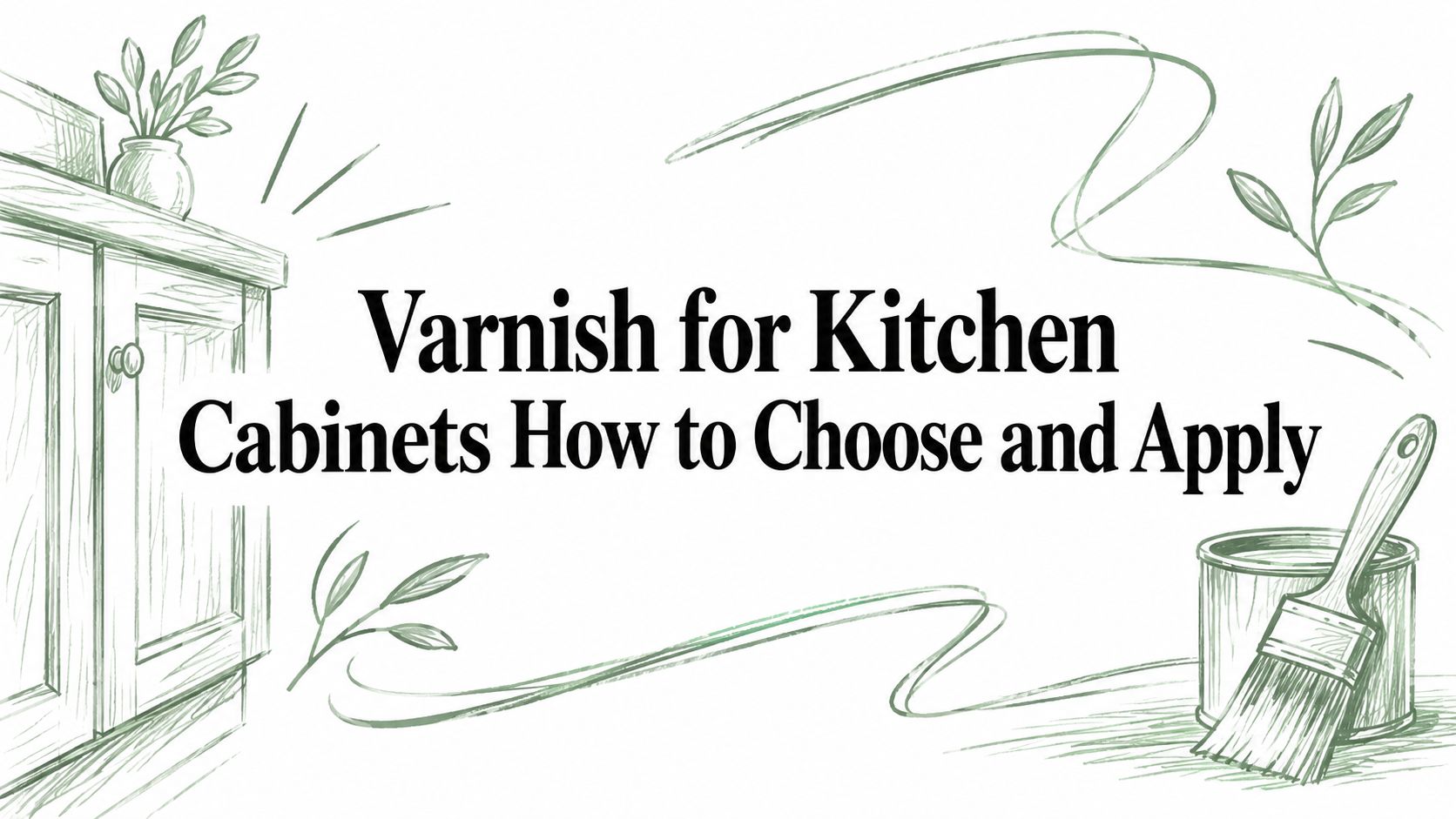 Varnish for Kitchen Cabinets How to Choose and Apply