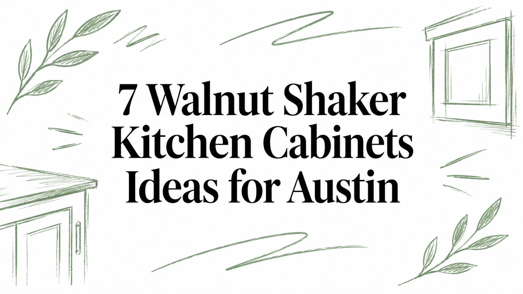7 Walnut Shaker Kitchen Cabinets Ideas for Austin