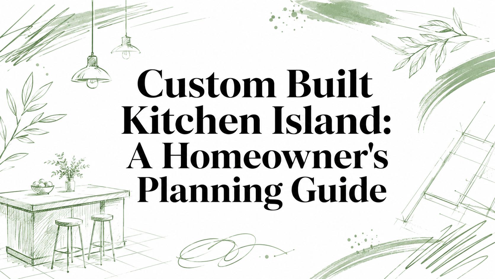 Custom Built Kitchen Island: A Homeowner's Planning Guide