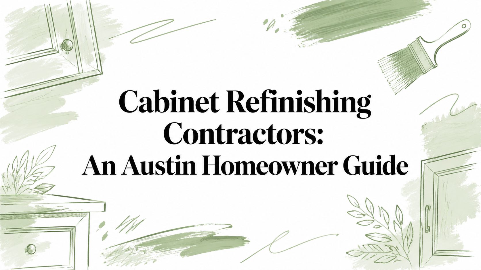 Cabinet Refinishing Contractors: An Austin Homeowner Guide