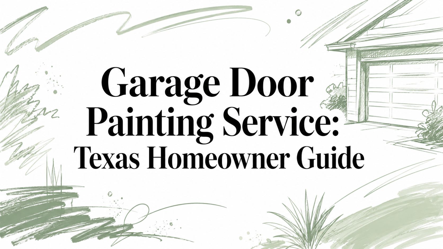 Garage Door Painting Service: Texas Homeowner Guide