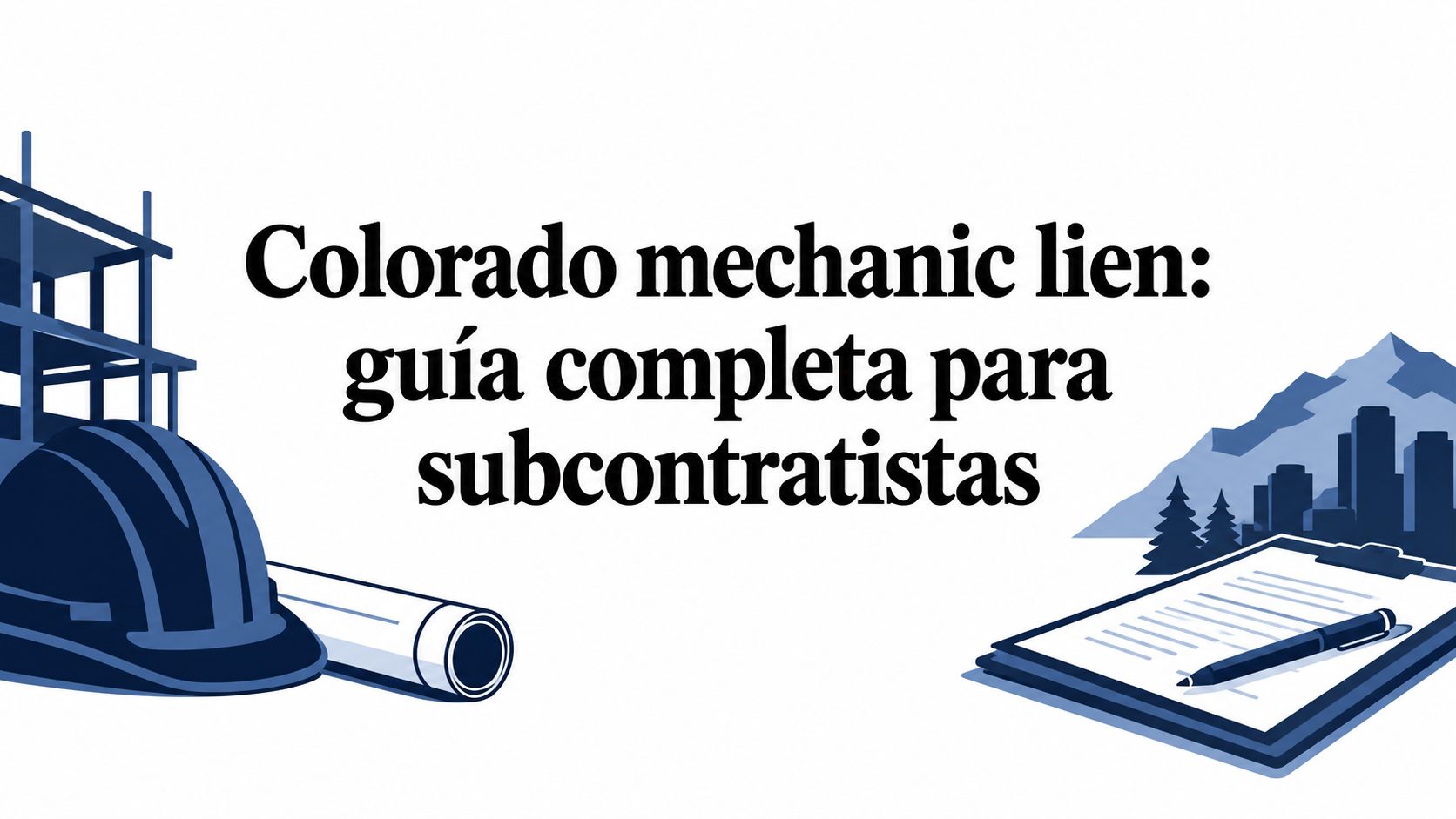 Colorado mechanic lien: guía completa para subcontratistas
