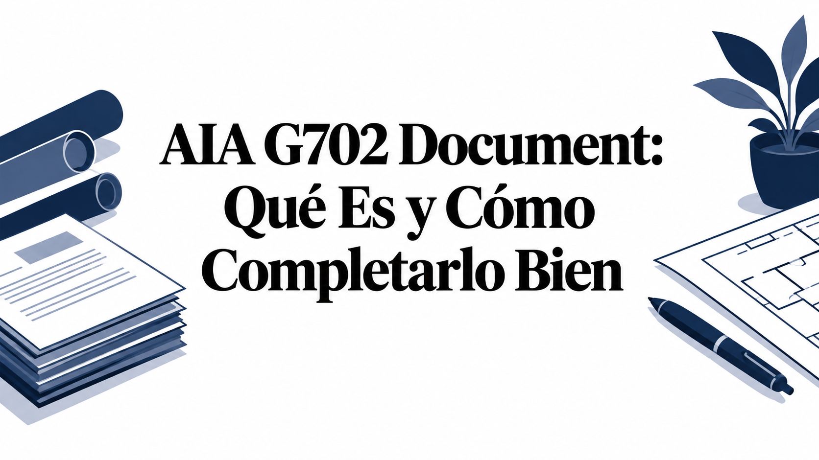 AIA G702 Document: Qué Es y Cómo Completarlo Bien