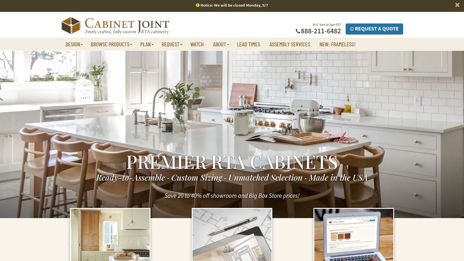 Cabinet Joint (Conestoga Wood Specialties RTA)