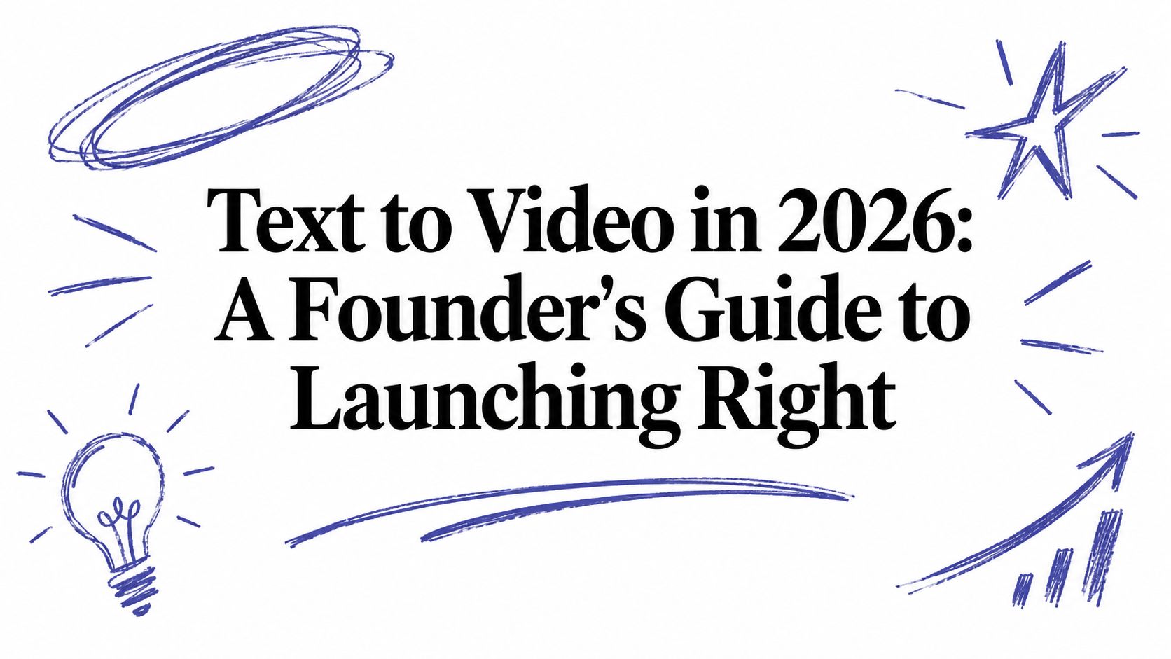 Text to Video in 2026: A Founder's Guide to Launching Right