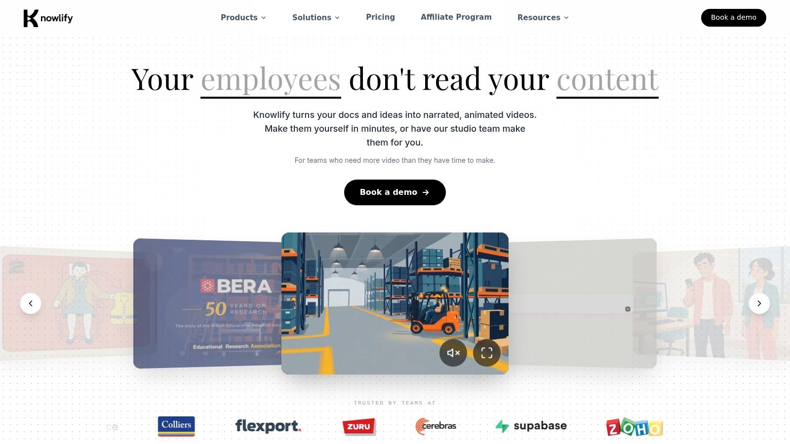Screenshot from https://knowlify.com