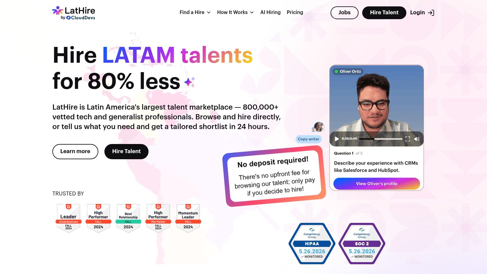 Screenshot from https://lathire.com