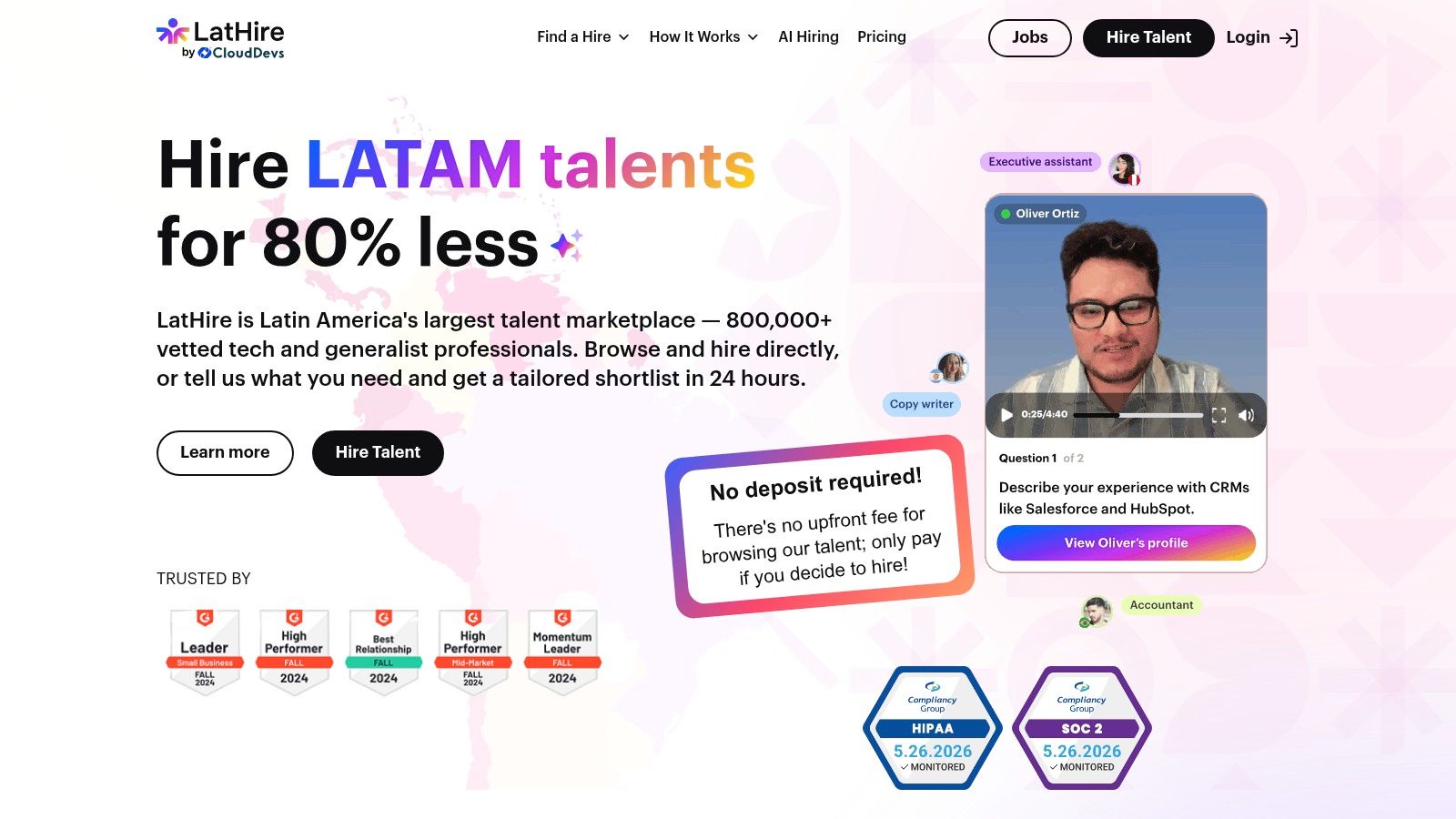 Screenshot from https://lathire.com