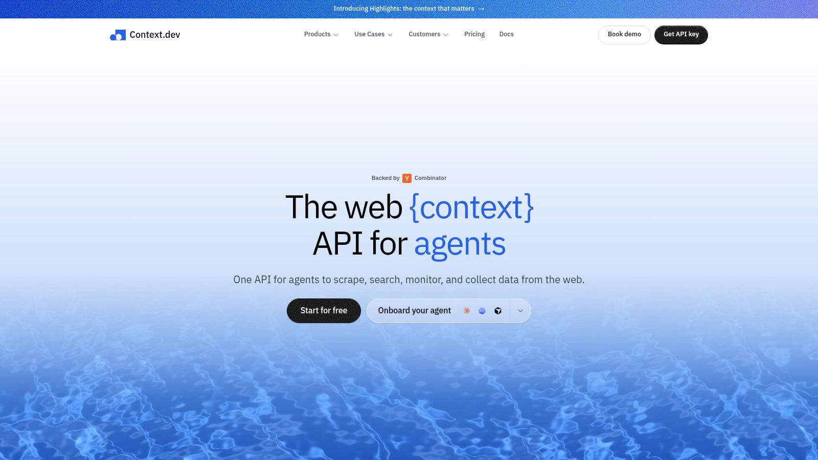 Screenshot from https://www.context.dev