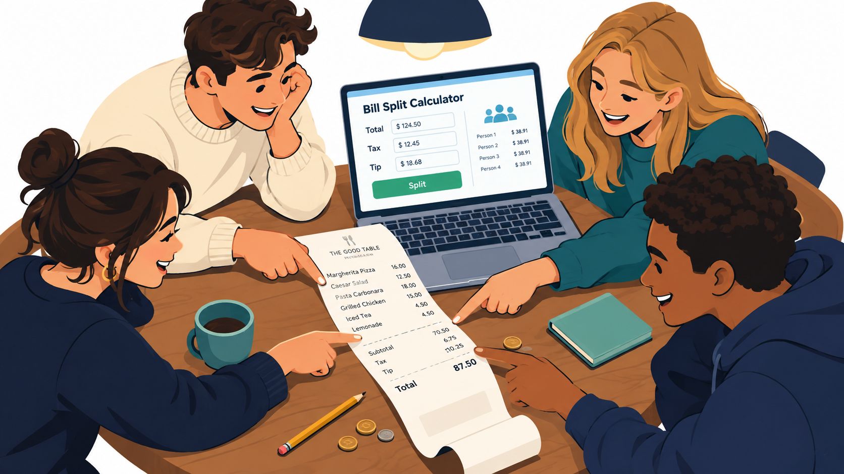 Screenshot from https://divvy.app/tools/bill-split-calculator