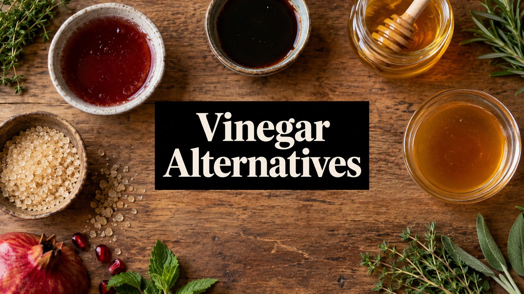 Balsamic Vinegar Alternative Guide for Every Dish