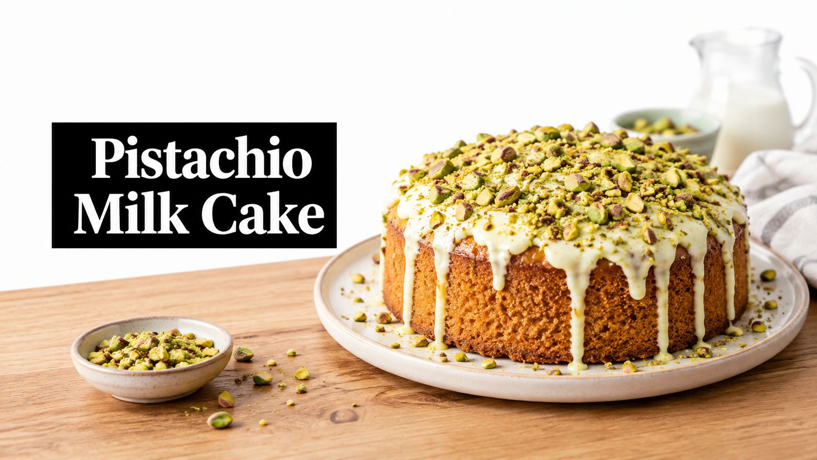 Pistachio Milk Cake: A Step-by-Step Guide for Home Bakers