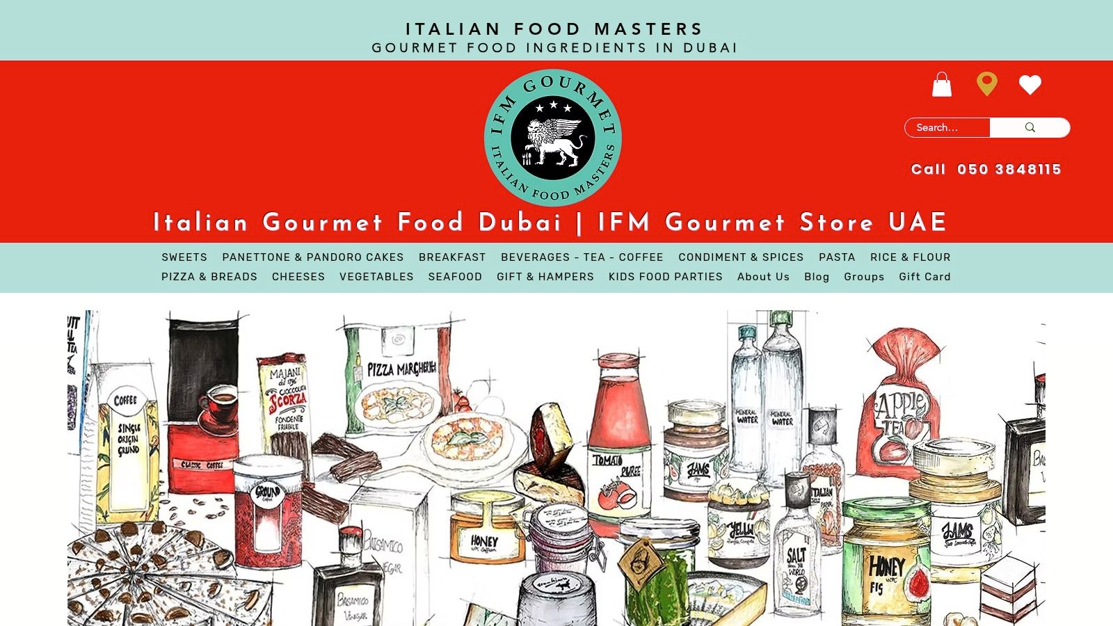 Screenshot from https://www.ifmgourmet.com