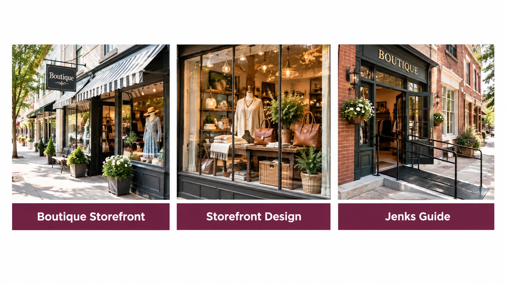 Boutique Store Front Design for Jenks Store Owners