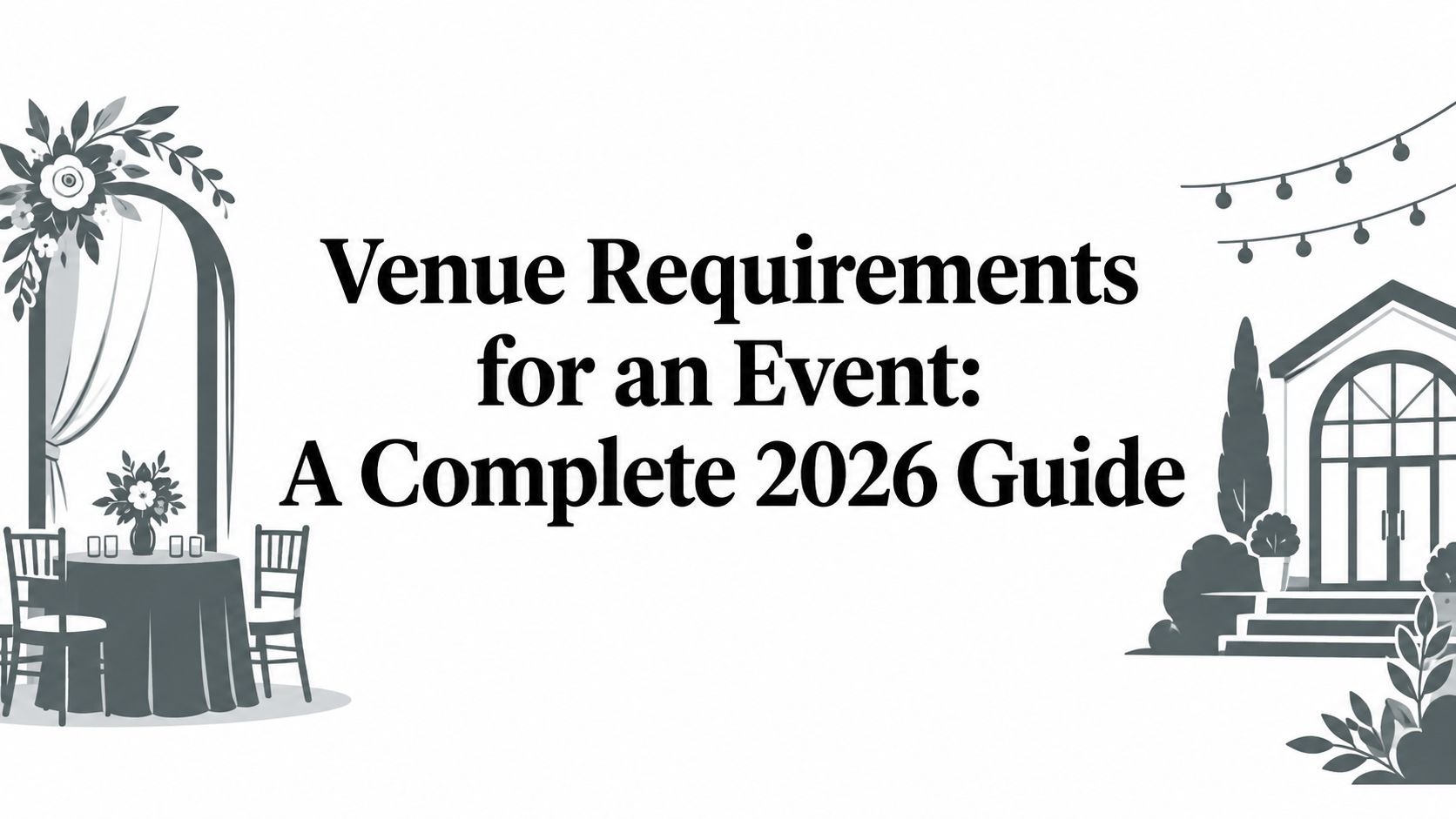 Venue Requirements for an Event: A Complete 2026 Guide