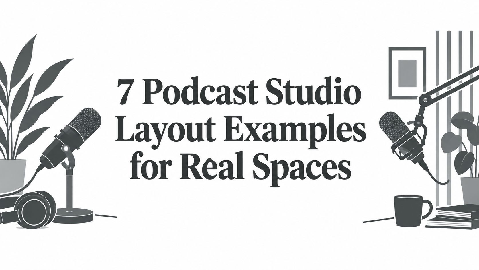 7 Podcast Studio Layout Examples for Real Spaces