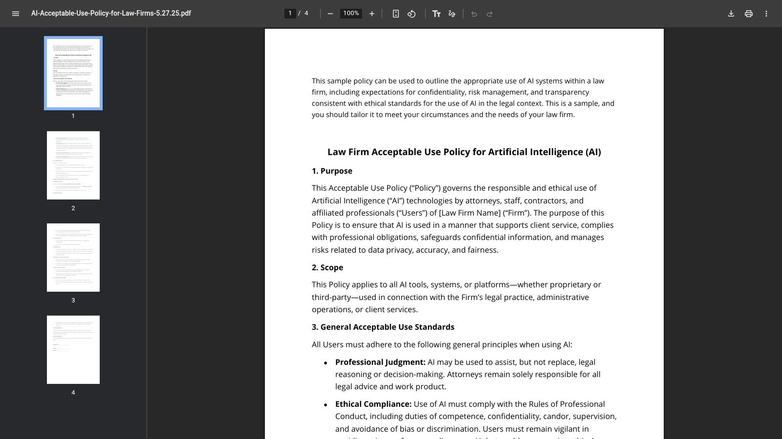 UK ICO Internal AI Use Policy