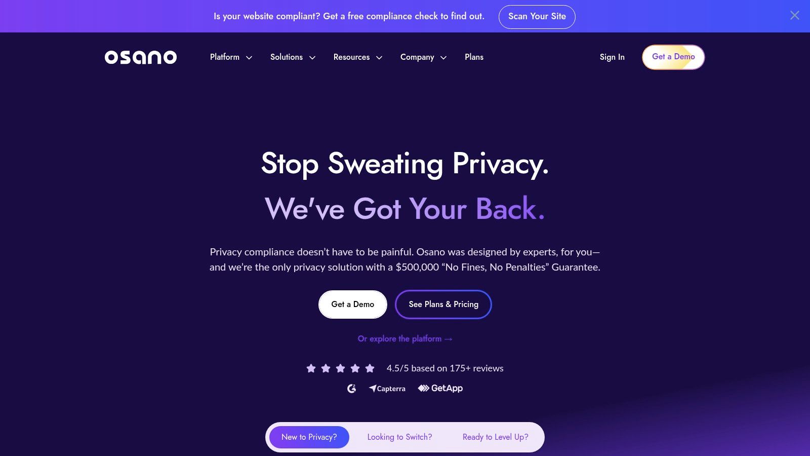 Osano Privacy Platform