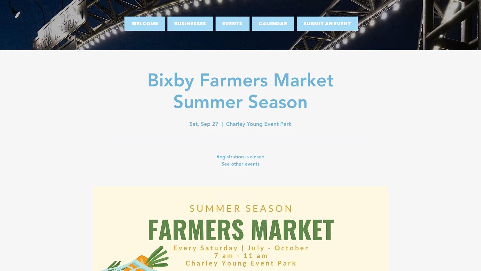 Sapulpa Main Street Route 66 Farmers Market