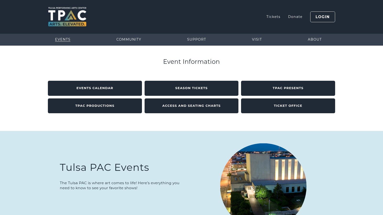Tulsa Performing Arts Center (TPAC)