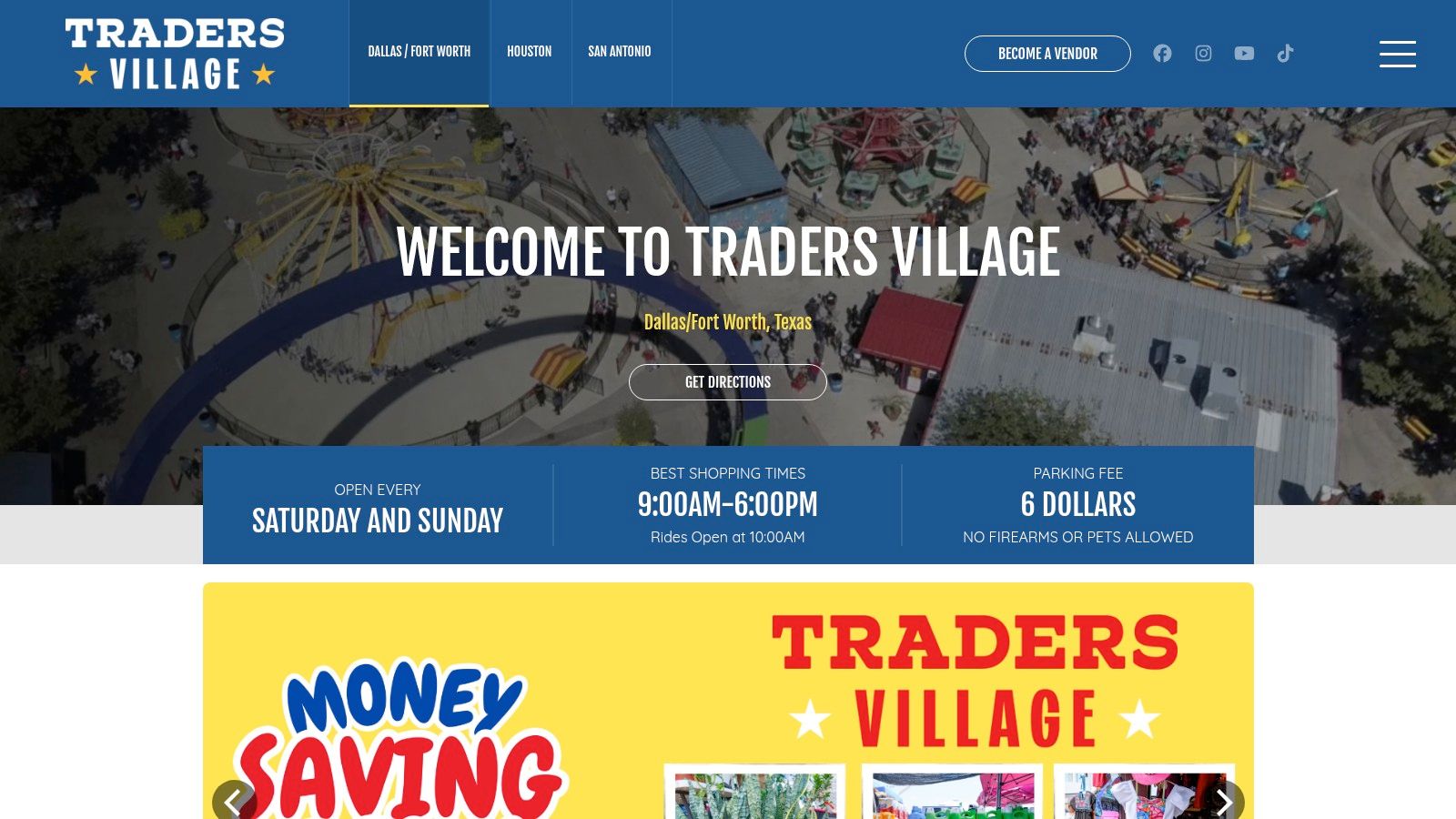 Traders Village in Grand Prairie