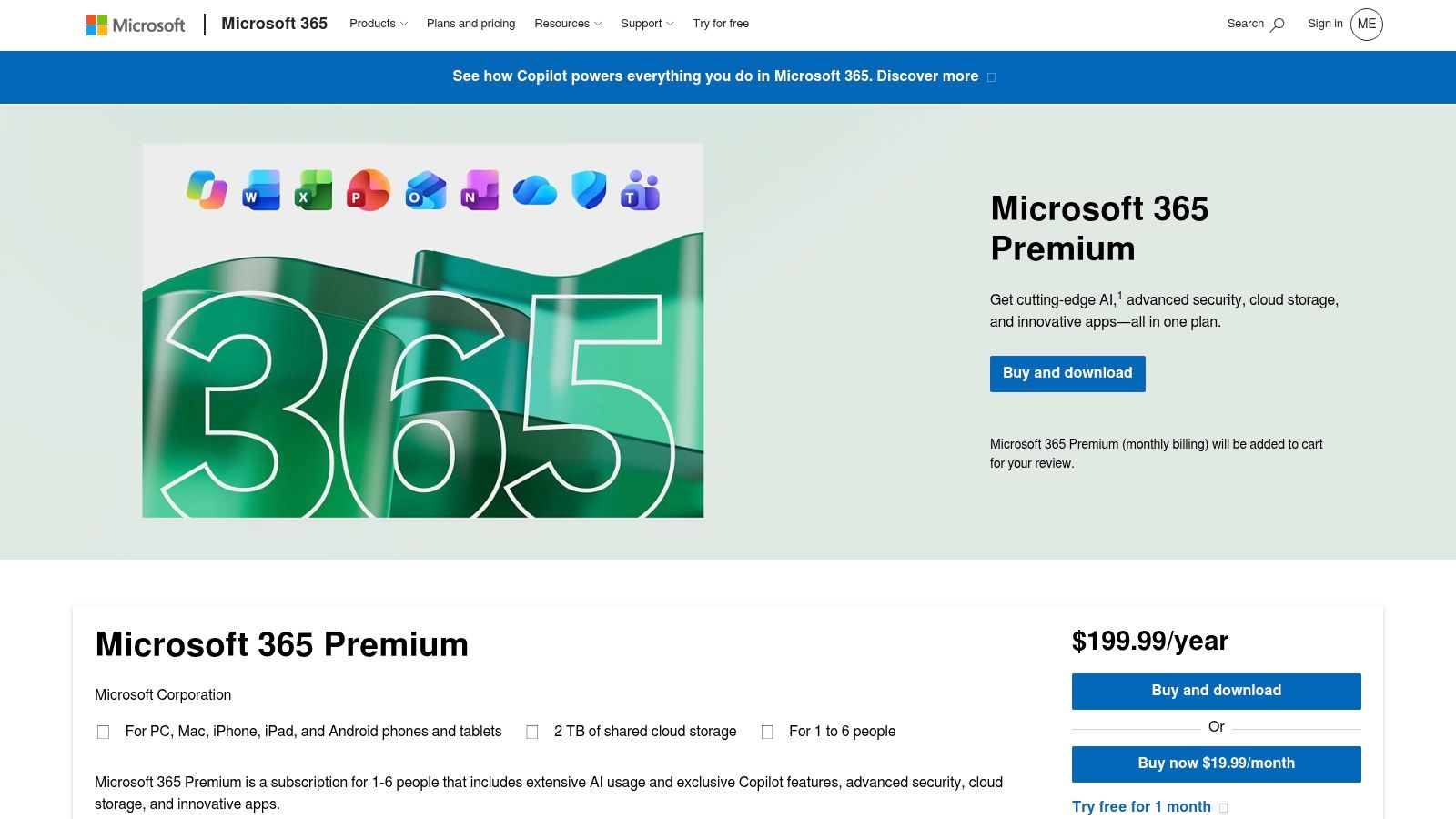 Microsoft Copilot Pro inside Microsoft 365