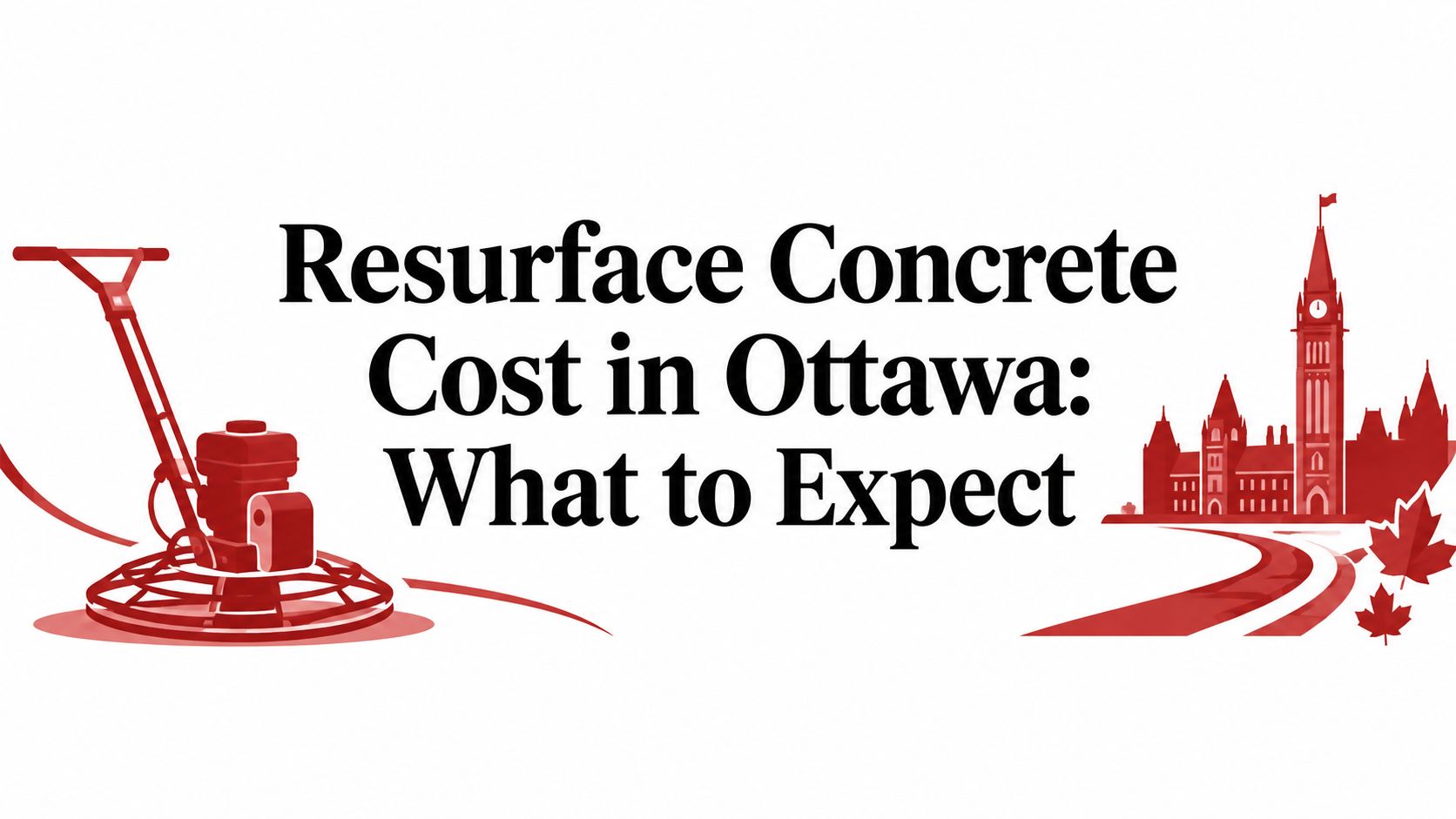 Resurface Concrete Cost in Ottawa: What to Expect