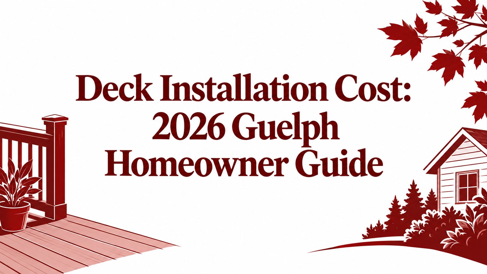 Deck Installation Cost: 2026 Guelph Homeowner Guide