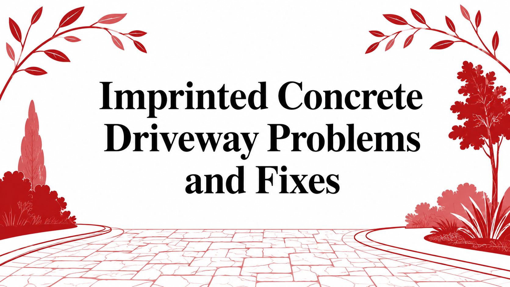 Imprinted Concrete Driveway Problems and Fixes