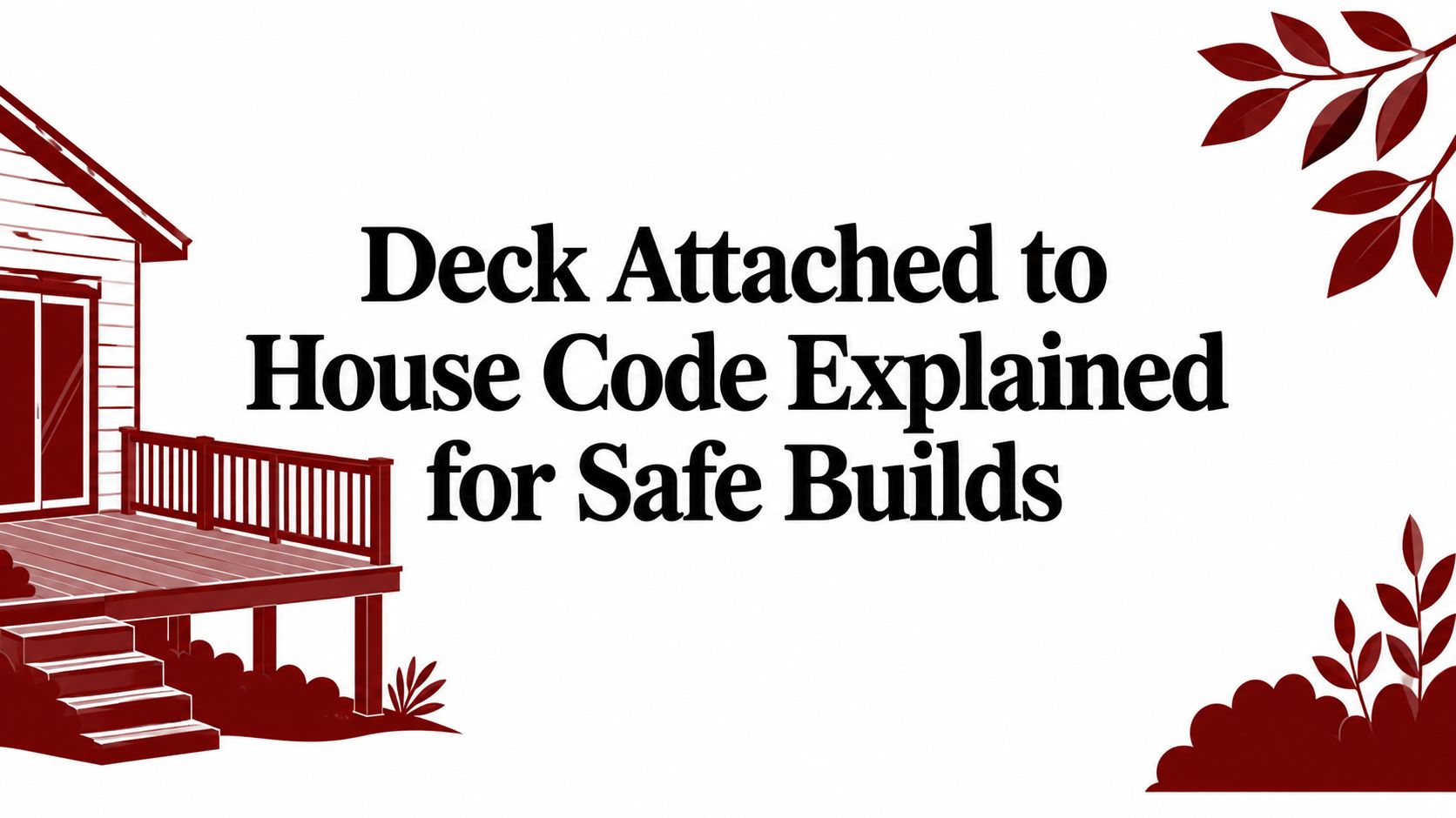 Deck Attached to House Code Explained for Safe Builds